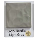 سرامیک رستیک گوبی طوسی روشن براق 15*15