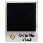 سرامیک فلت گوبی ساده مشکی مات 15*15